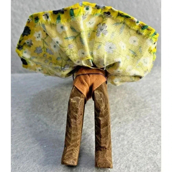 Tarahumara Wood Doll Mexican Folk Art Hand Carved - Picture 5 of 7